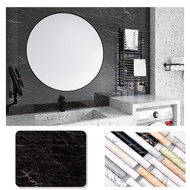 60*1000 cm Sticker Wallpaper Dapur Kitchen Motif Marmer Hitam Set Anti Minyak Tahan Panas Anti Air G