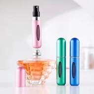 5ml Aluminum Portable Travel Cosmetic Sample Bottom Refillable Bottle Spray B8i4