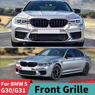Front Grille Bumper Grill Grid Tuning Accessories For BMW 5 G30 G31 2017-2020 525i 530i 540i 520d 53