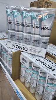 [現貨] 日本NONIO美白防口臭牙膏（清爽薄荷味）增量裝143g x 5支
