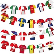 2026 World Cup Banner 49 Pcs World Cup Countries String Flags International Soccer Party Decorations