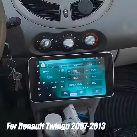 9" Android Car Radio For Renault Twingo 2 2007-2013 Twingo Carplay Display Multimedia Player Bluetoo