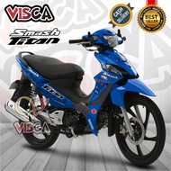 Decal Smash Titan Full Body Stiker Smash Full Body Stiker Motor Smash Titan Variasi Full Body Stripi