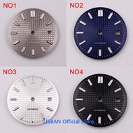 31mm sterile black blue silver gray watch dial fit NH35 ETA 2824 2836 Miyota 8205 8215 821A Mingzhu 