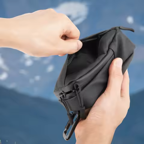 900D Nylon Camera Bag for OM System TG-4 TG-5 TG-6 TG-7 Waterproof Padded Protective Case Storage Po