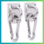 2 Sets Of Suspended Ceiling Wall Mount U-Shaped Hooks Stainless Steel Heavy Duty Multi-Function Hamm