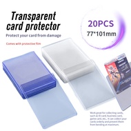PVC Credit Card Protector Sleeve Reusable Portable Waterproof Transparent Card Holder