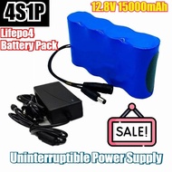 4S1P 32700 12.8V 15000mAh Lifepo4 Battery Pack,for Electric Boat,Uninterruptible Power Supply