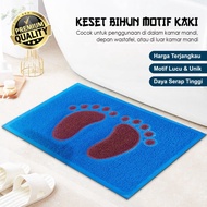 Keset Bihun Motif Kaki 60x40cm Keset Kaki Ruang Tamu Mewah Keset Kamar