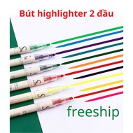 2-Headed Highlight Pen for Line Memory, VTLSHOP Highlighter Pen