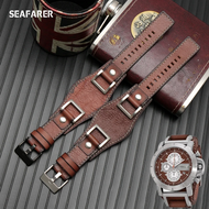 For Fossil JR1157 Watchband 24mm Men Watch Strap High Quality Leather Bracelet Retro Style Genuine Leather Watch Strap