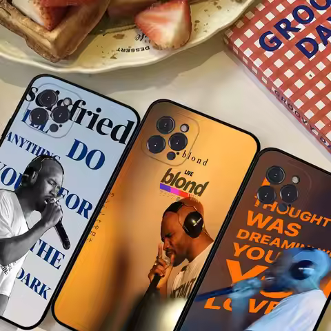 Singer Frank Blonde Oceans New Phone Case For IPhone 16 15 14 11 12 13 Mini Pro XS Max Cover 6 7 8 P