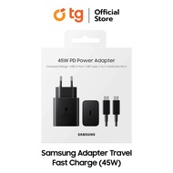 Samsung Adaptor Super Fast Charging 45W(BLACK) Adapter &USB Type-C to Type-C รับประกันศูนย์ 6เดือน