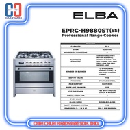 ELBA PROFESSIONAL RANGE COOKER EPRC-H9880ST(SS)