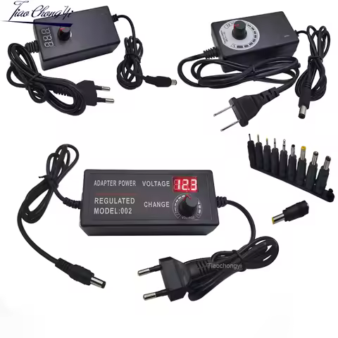 AC DC Power Supply 3V 9V 12V 24V 36V 2A 3A 5A 10A Lighting Transformer 220V To 12V Led Adjustable Po