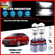 HONDA CITY 2014 - 2018 LED Headlight Lampu LED Kereta Car LED Mini Projector 9005/H11 LED Headlight 