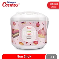 Rice Cooker Cosmos CRJ - 3301 NC Magic Com Non Stick Kapasitas 1.8 Liter Penanak Nasi Cosmos CRJ3301