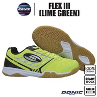 DONIC Waldner Flex lll (Lime-Green) Table Tennis Shoe Made In China 100% ORIGINAL PING PONG
