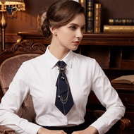 TYJPV Bow Tie, Vintage Metal Chain Chain Necktie,  Adjustable Rhinestone Womens Tie Concert