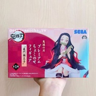 全新現貨 Sega 世嘉 鬼滅之刃 竈門禰豆子 彌豆子 炭治郎阿妹 吃飯團ver. 坐姿 杯麵壓 壓泡麵 Noodle Stopper 景品 比例人型模型公仔figure擺件（全新行版）