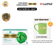 Trà Túi Lọc Bạc Hà Twinings Pure Peppermint - Hộp 25 Gói 2G