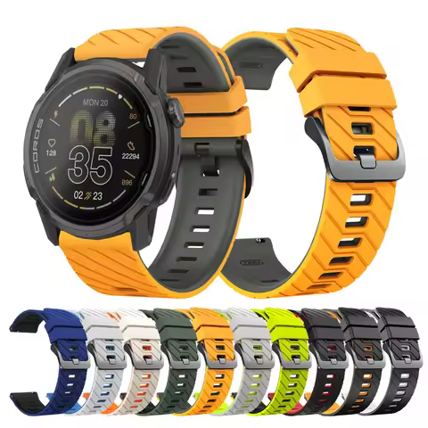 22mm Quick Release Watch Band For COROS APEX 4 42mm/APEX 46mm Silicone Strap For COROS PACE3/APEX 2 