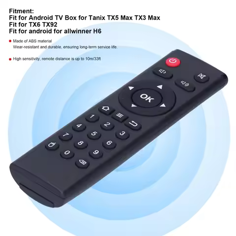 Remote Control for Tanix Remote Control Replace TX6 Remote Control Replacement Fit for Android TV Bo