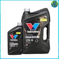 น้ำมันเครื่องเบนซิน สังเคราะห์แท้ Valvoline Premium Protection 5W-30 วาโวลีน พรีเมี่ยม โปรเทคชั่น 5W-30 กดเลือกปรัมาณ 1 ลิตร / 4 ลิตร / 4+1 ลิตร