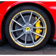 Car Tyre Wheel Rim Protector Metal Ring Rim Guard (Aluminium Metal Alloy) Metal Rim Protector (Rim R