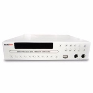 MediaCom MCI Mini Pro DVD Karaoke Player (White) with Free MediaCom MCI 380 Corded Mic