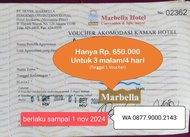 *Voucher Hotel Murah | Hotel Marbella Anyer | 3 malam/4hari*