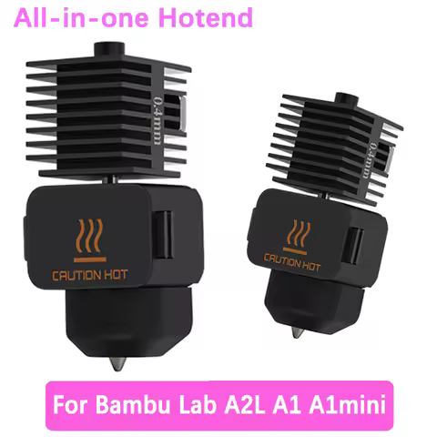 All-in-one Hotend For Bambu Lab A2L Print Head Kit A1mini Hardened Steel Nozzle A1 Hot End Same As O