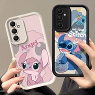 Case Samsung A05s Cartoon pattern stitch and angel Soft Silicone Thickened Phone Case HT-KLQTY2