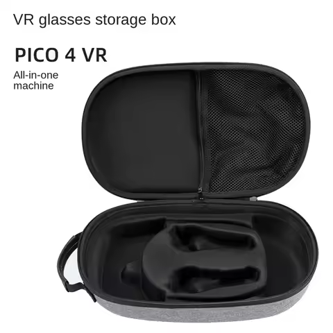 ROO Portable VR Accessories VR Headset Travel Carrying Case EVA Storage Box for Pico 4 Pro Glass Pro