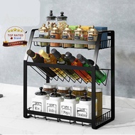 RAK REMPAH RATUS RAK BOTOL RAK DAPUR SEASONING RACK DAPUR RAK PINGGAN KITCHEN SPICE RACK PINGGAN KIT