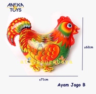 balon karakter ayam jago besar , ayam jago kecil dan ayam bangkok terbaik dan termurah ( balon karak