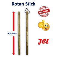 36" RATTAN STICK CANE HANDLE BATANG ROTAN