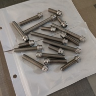 L bolt m8 thread 12/ bolt 12 stainless handmade length 2CM TO 8CM custom 1A