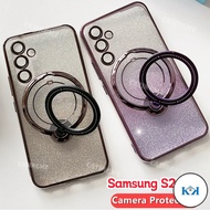 NE Samsung S23 FE 2023 Women Bling Clear Casing For Samsung Galaxy S23FE S 23 23S S23 FE S23 Plus Sa