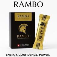 RAMBO Men’s Booster Health Sachet | 10 Sachets | Swiss-Formulated | Energy • Prostate • Energy Boost