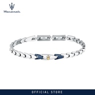 MASERATI Jewels 215mm Mens Stainless Steel Bracelet Blue+Yellow-Green JM225AVD82 (Adjustable)