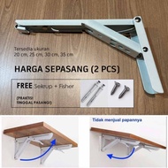 Siku Dinding Penyangga Meja Lipat Foldable Bracket Per