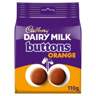 Camilan Coklat Chocolate Impor Cadburry Cadbury 100 Gr Bitsa Wispa Dairy Milk Giant Button Orange Tw