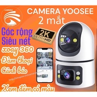 YooSee Ip Camera 2 Eyes wifi Super sharp wide angle - Color night vision
