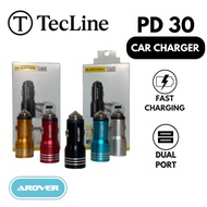 SAVER CAR CHARGER AROVER R-01C PD30 2 USB 2in1 FAST CHARGING STILL POWER