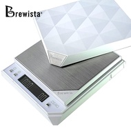 สีขาว ตาชั่งดิจิตอล Digital Scale X-series (0.1-2000g) Smart Scale Brewista