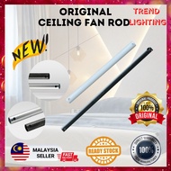 Kipas Ceiling Fan Rod Universal Ceiling Fan Rod Fan Pipe ( 36" , 42" ,  48" , 60" , 72" ) White & Bl