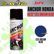 ANCHOR H232* H232 H 232 EX5 DREAM BLUE MOTORCYCLE SERIES Can Spray Paint Cat Spray Tin HONDA EX5 DREAM C70 GBO