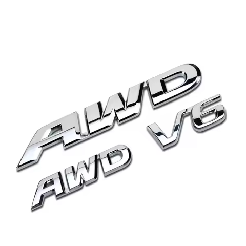 AWD Logo Emblem Letters Car Fender Badge Trunk Decal For Honda Passport CRV BREEZE AVANCIER VEZEL Cr