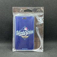 Official MLB 2025 World Series baseball luggage tag commemorative item Los Angeles Dodgers champions